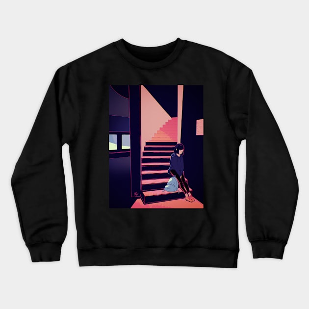 Waiting Crewneck Sweatshirt by eatslugs